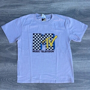 MTV Retro T-shirt, silver grey